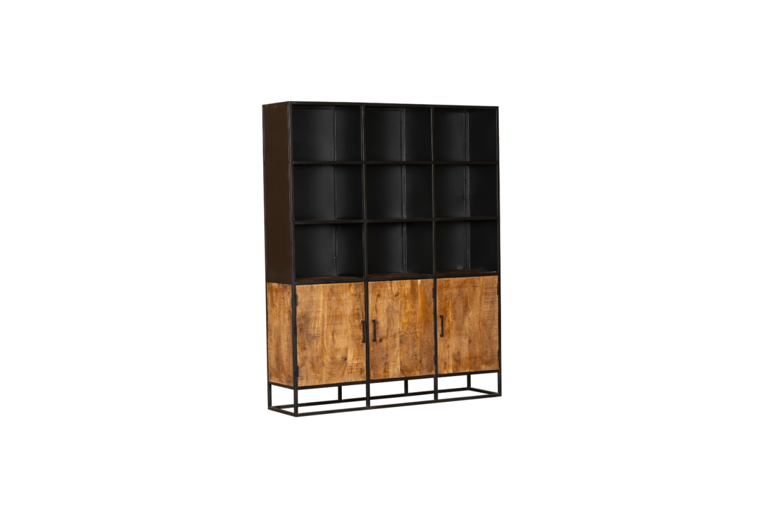 Boekenkast Oakland | 3 deuren