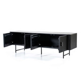 Tv meubel Remi zwart | 170 cm