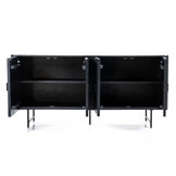 Dressoir Remi zwart | 170 cm