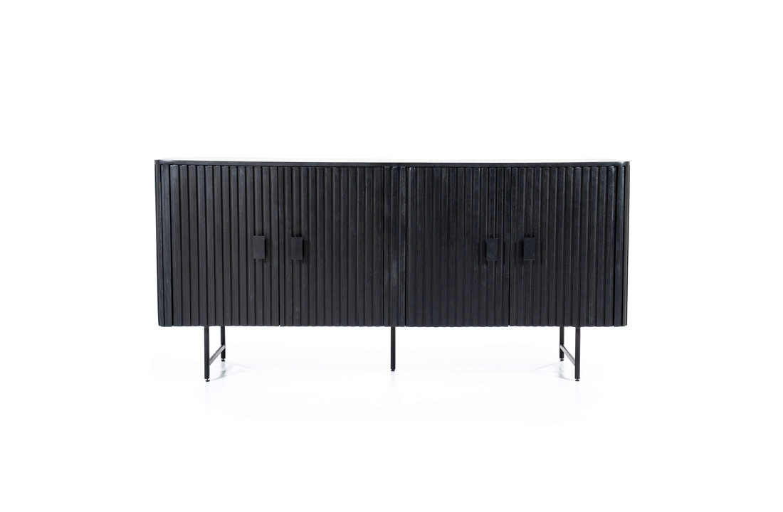 Dressoir Remi zwart | 170 cm