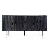 Dressoir Remi zwart | 170 cm