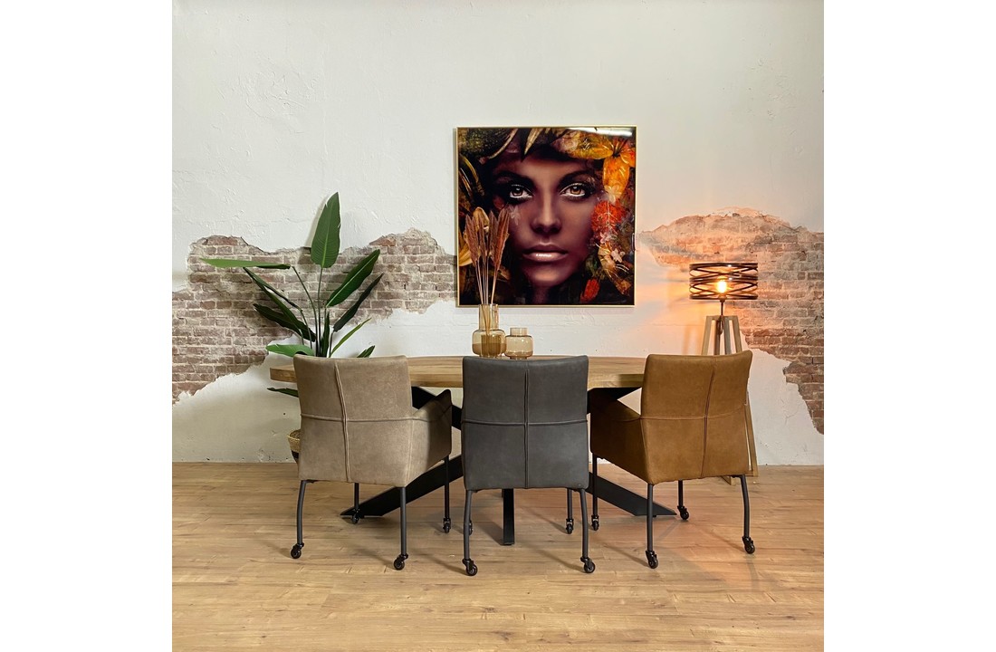 Eetkamerstoel Loes | Cognac