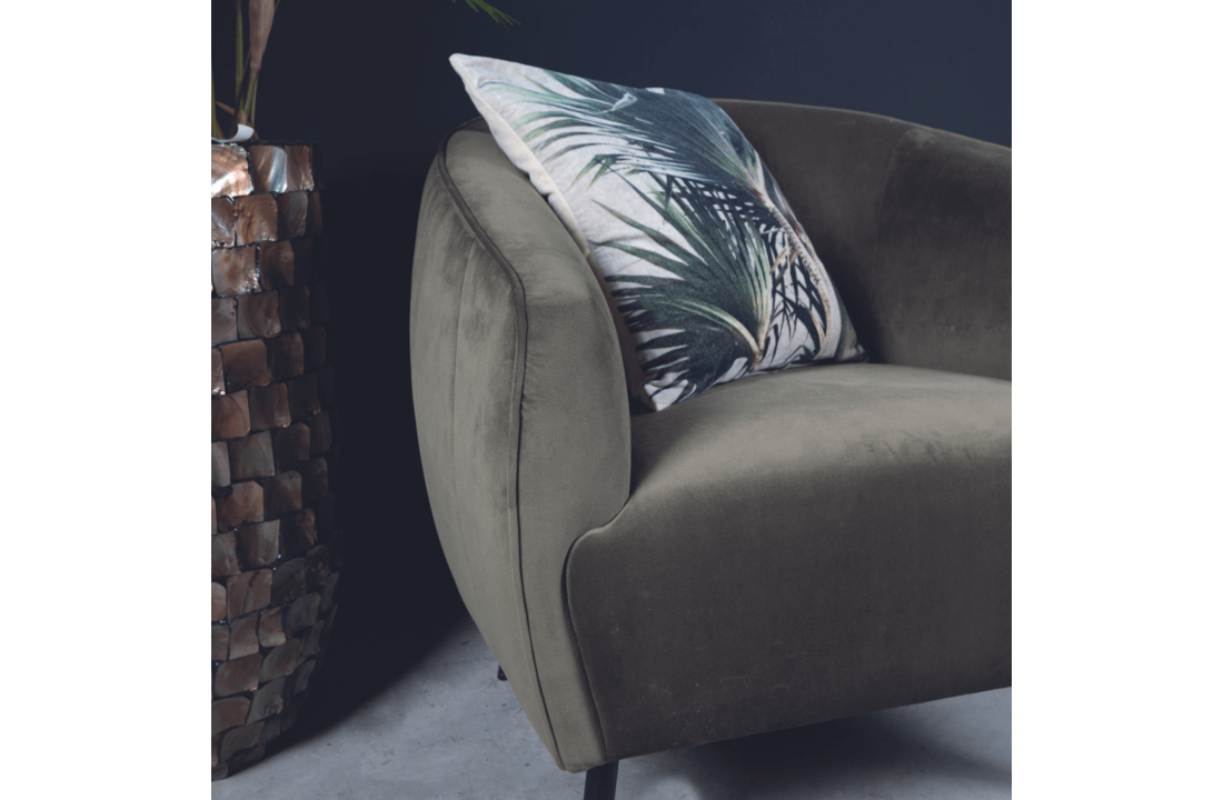 Velvet fauteuil Vinn | Green