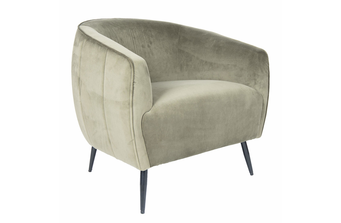 Velvet fauteuil Vinn | Green