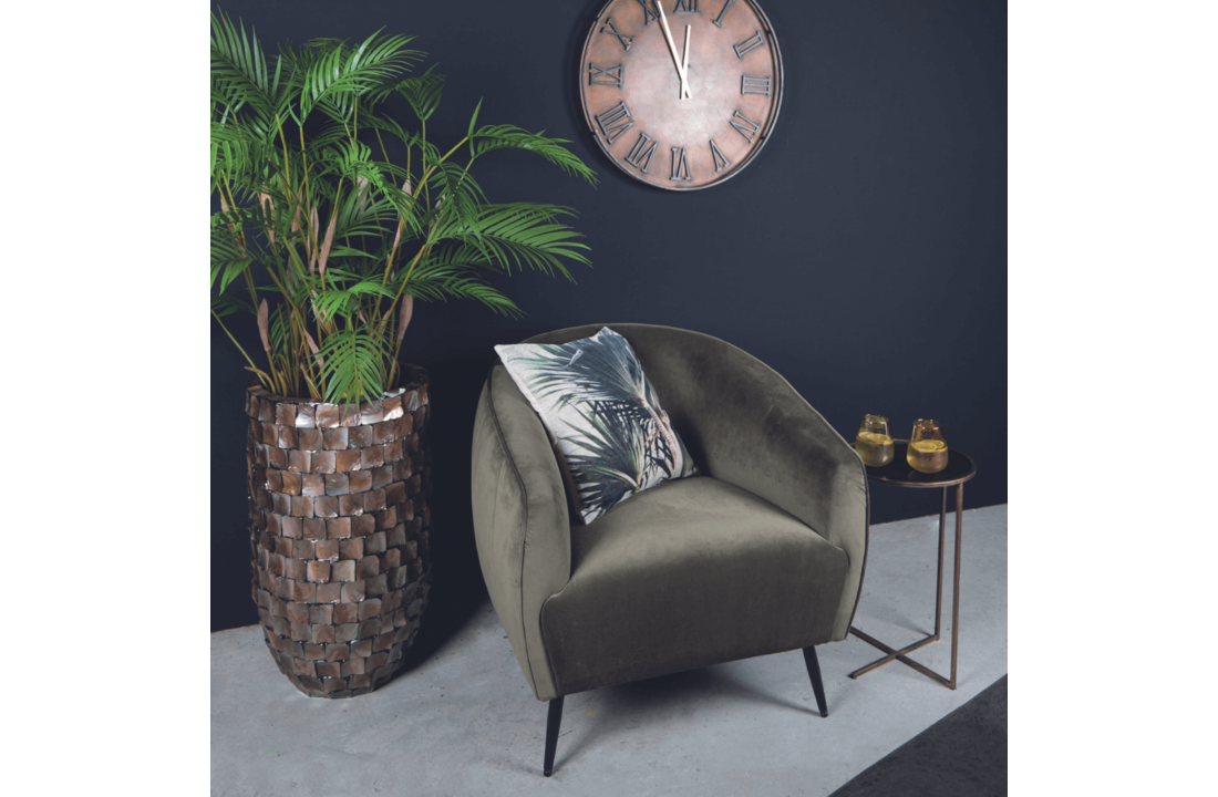 Velvet fauteuil Vinn | Green