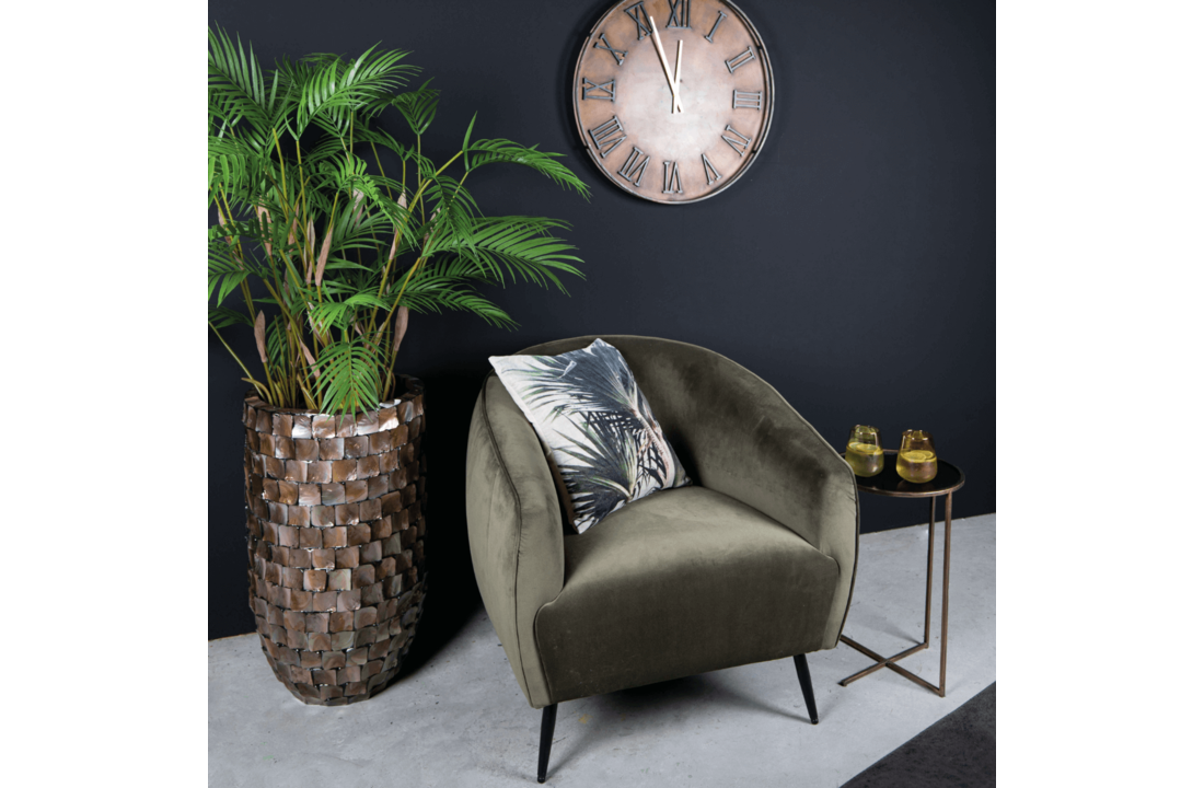 Velvet fauteuil Vinn | Green