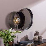 Wandlamp Charger met spiegel