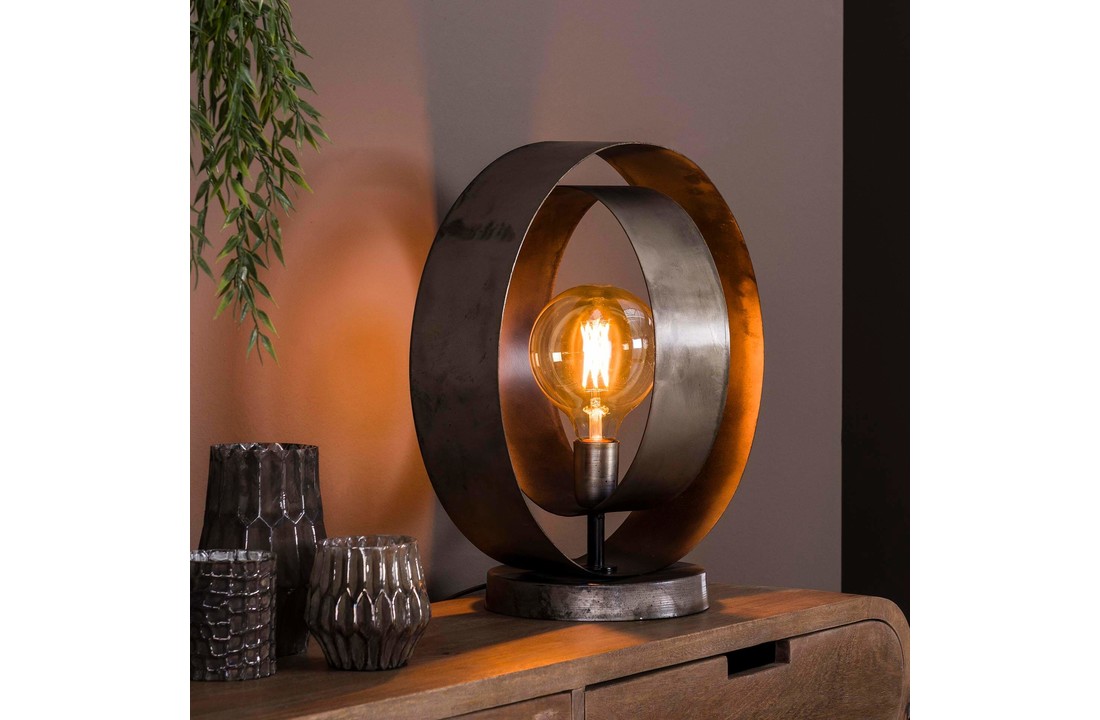 Tafellamp Rotar | Oud zilver