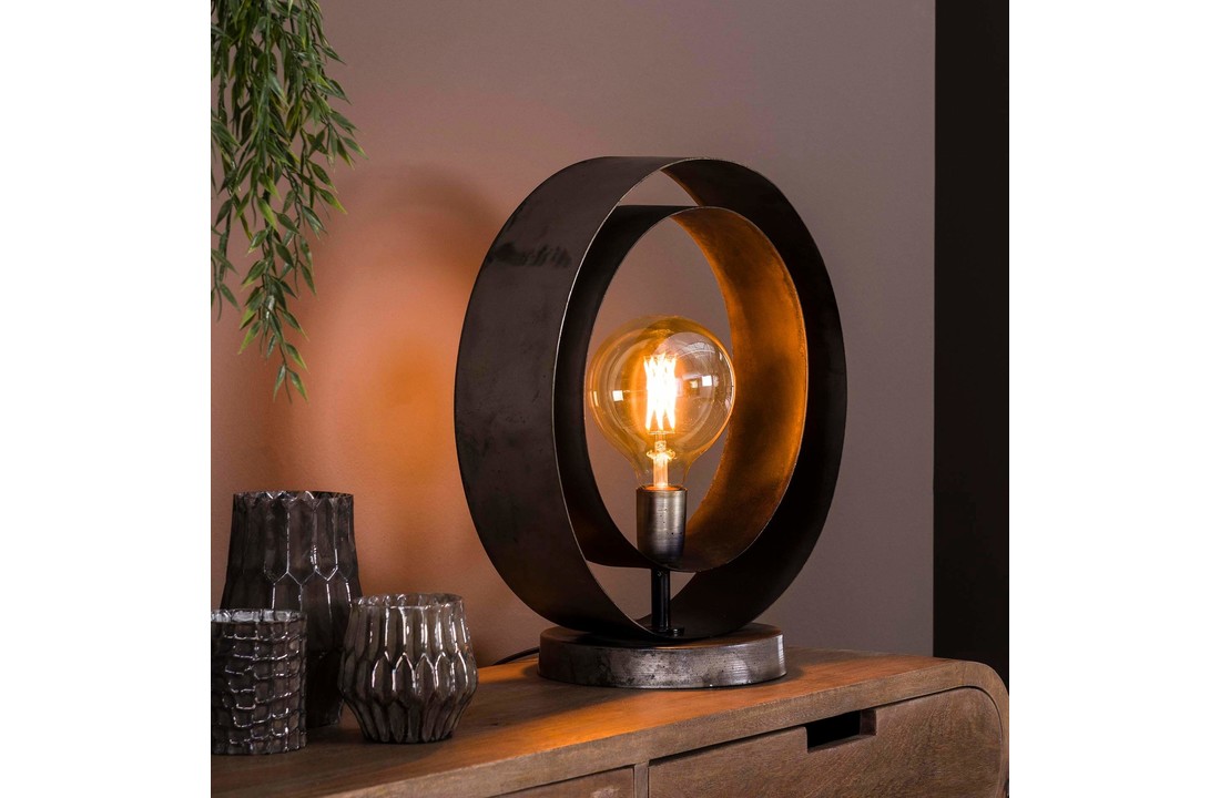 Tafellamp Rotar | Oud zilver