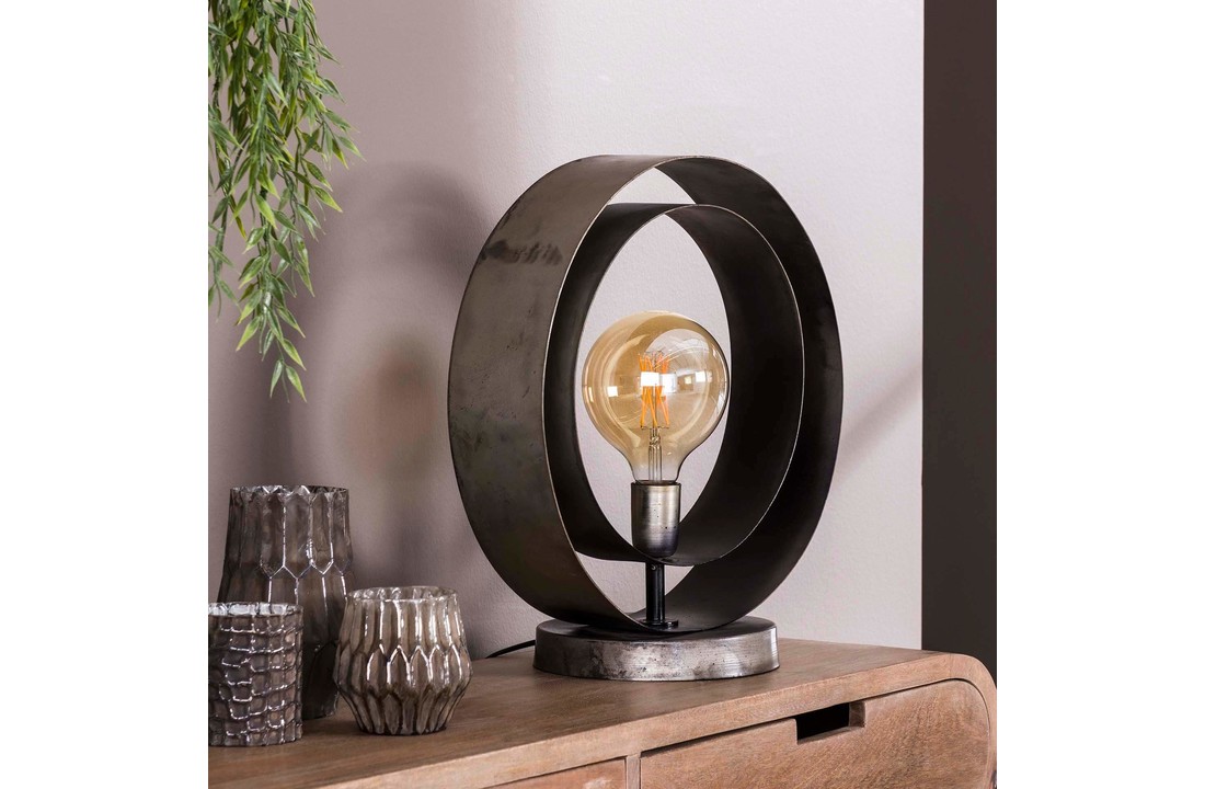 Tafellamp Rotar | Oud zilver