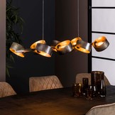 Hanglamp Rotar 8L | Oud zilver