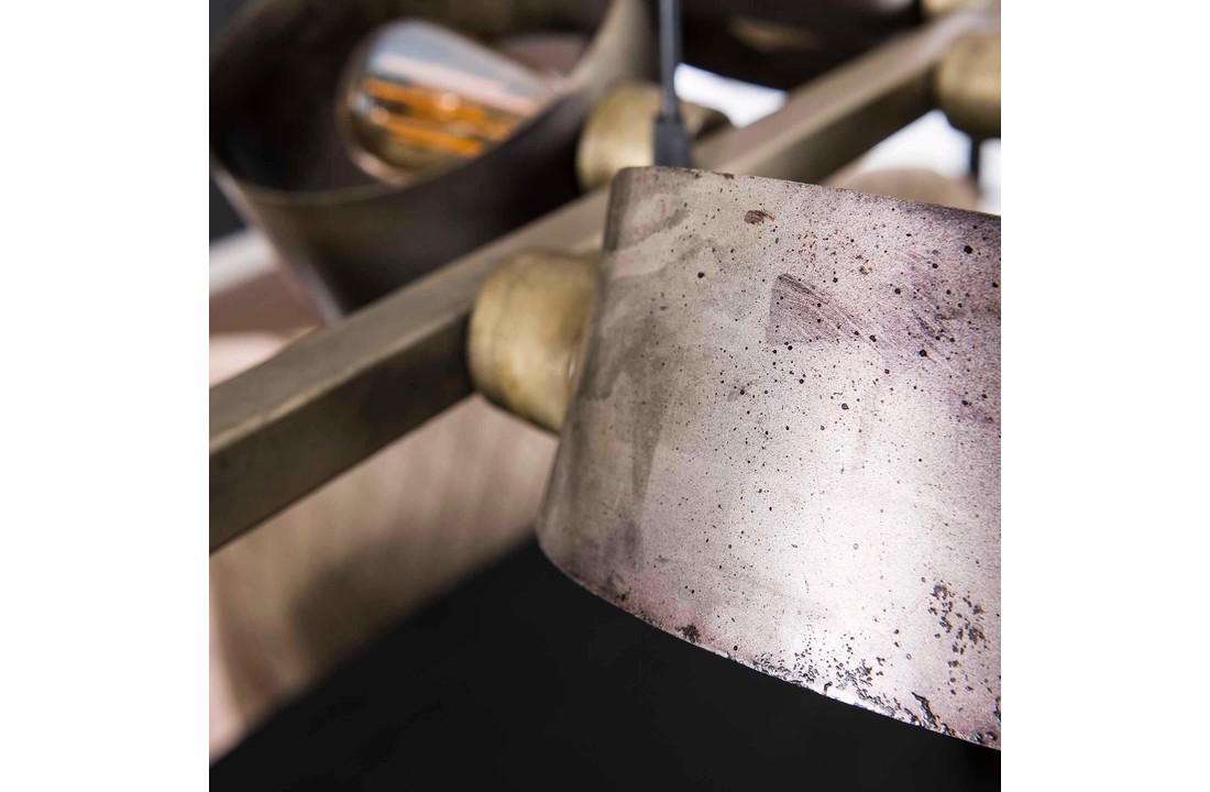 Hanglamp Rotar 8L | Oud zilver