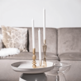 Aurora kandelaars | Set van drie - beige