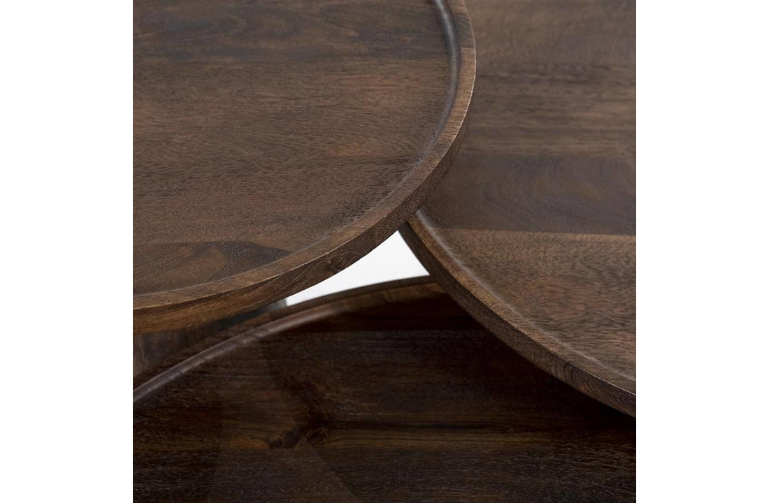 Salontafel Ron 80x32 - bruin
