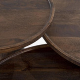 Salontafel Ron 80x32 - bruin