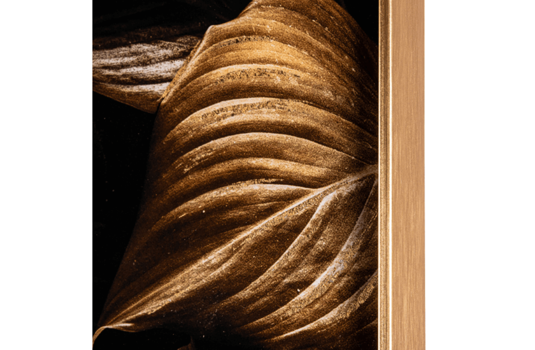 Schilderij Golden leaves