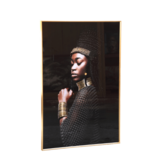 Schilderij Melani | Woman with gold