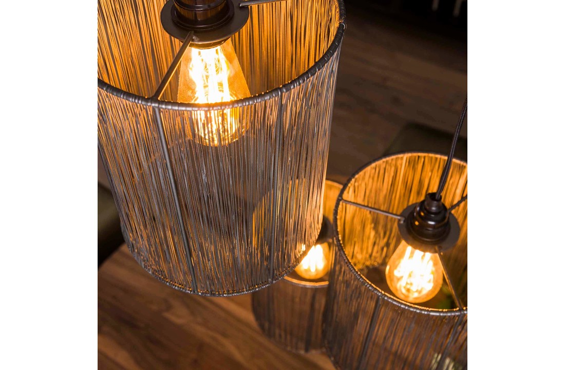 Hanglamp Stringshade Metal getrapt | 3L