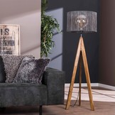 Vloerlamp Tripod Wood | 1L