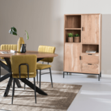 Vakkenkast Oslo Acasia 86 cm