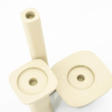Kaarsenhouder Squand large - beige