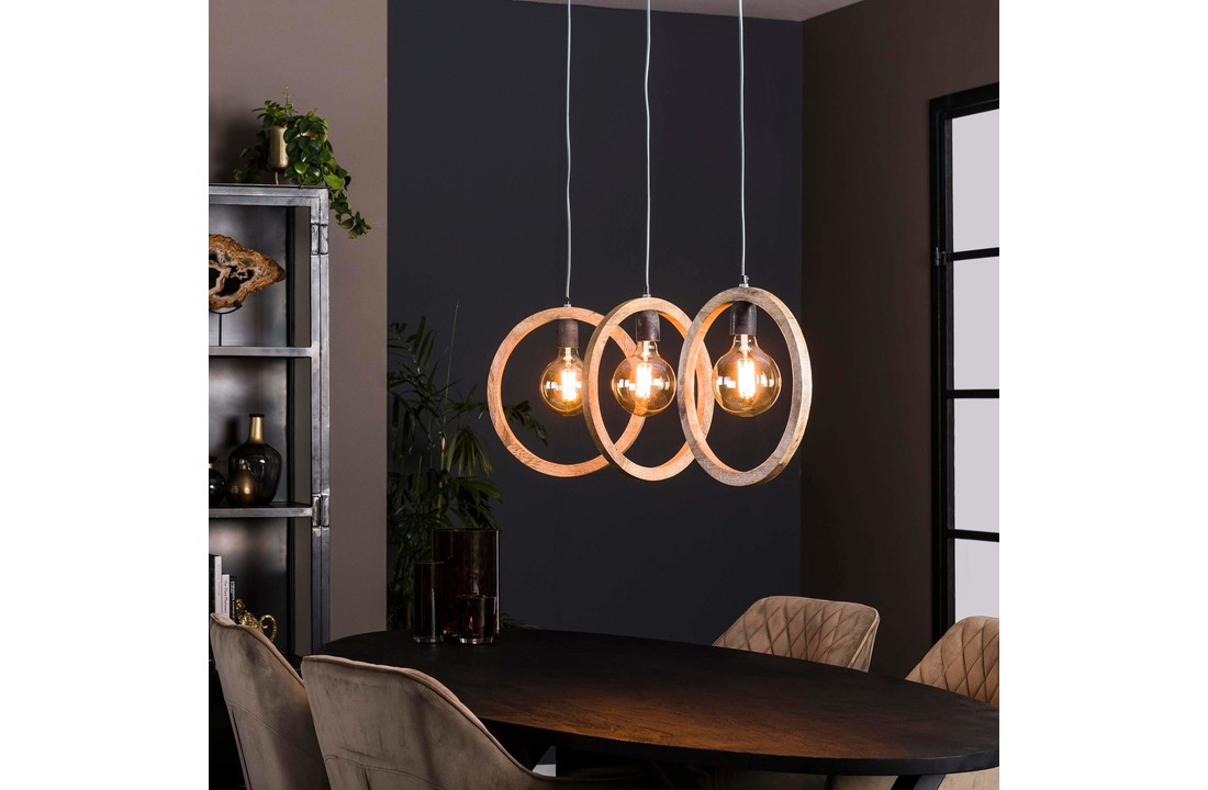 Hanglamp Round Wood | 3L