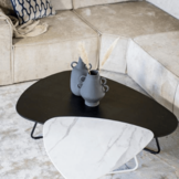 Salontafel Moos 125x95 - zwart