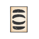 Wandpaneel Kyoto small - black