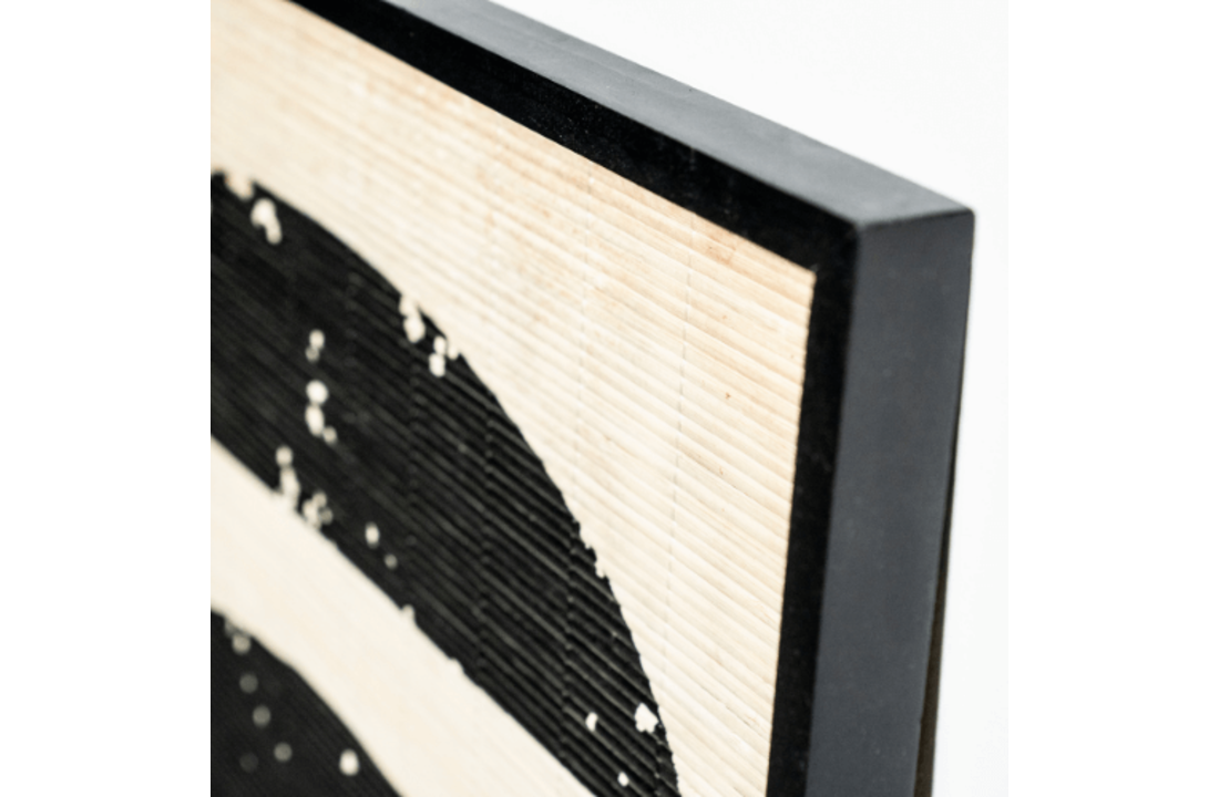 Wandpaneel Kyoto small - black