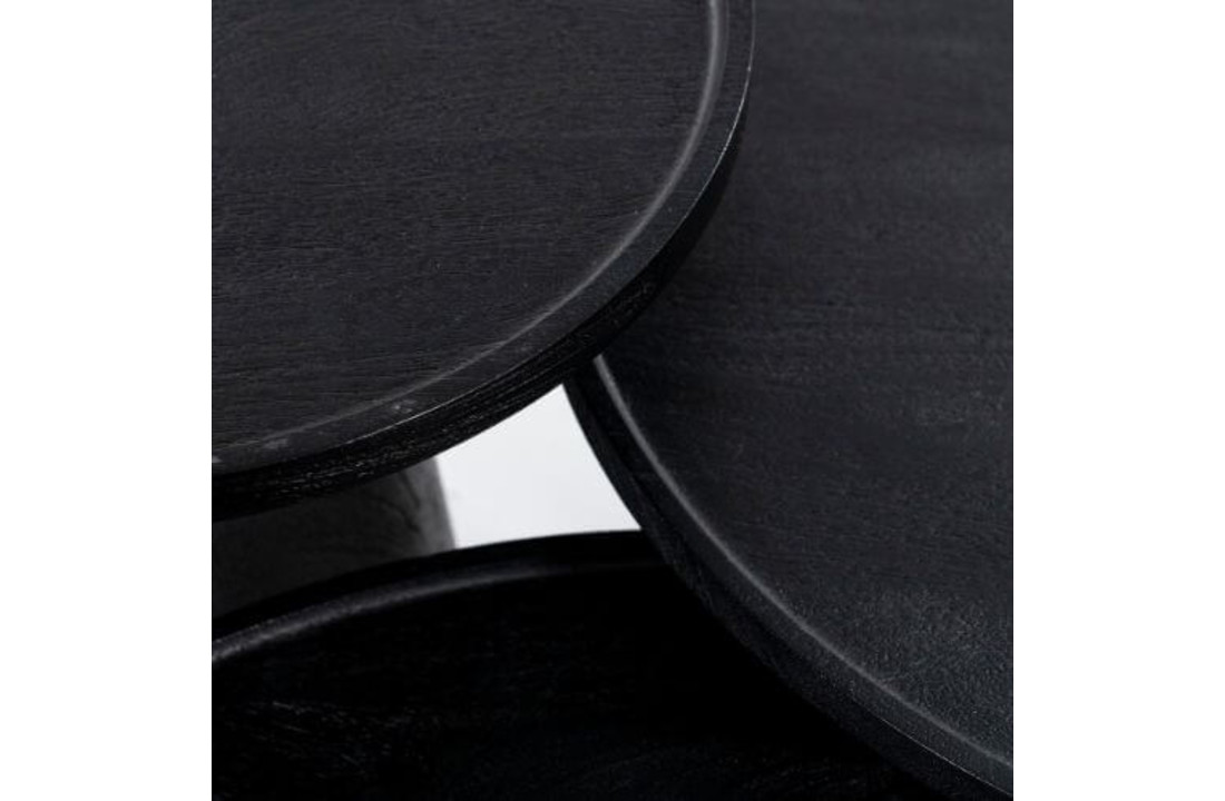 Salontafel Ron 80x32 - zwart