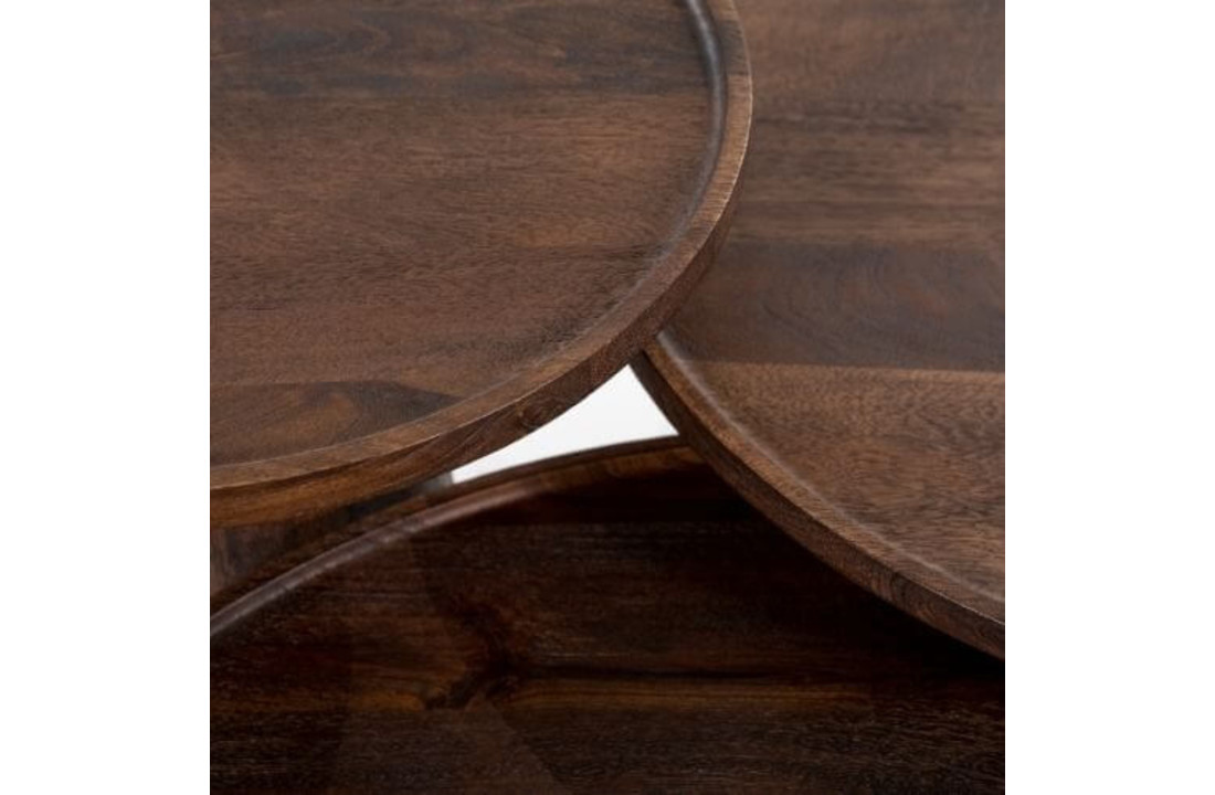 Salontafel Ron 66x39 - bruin
