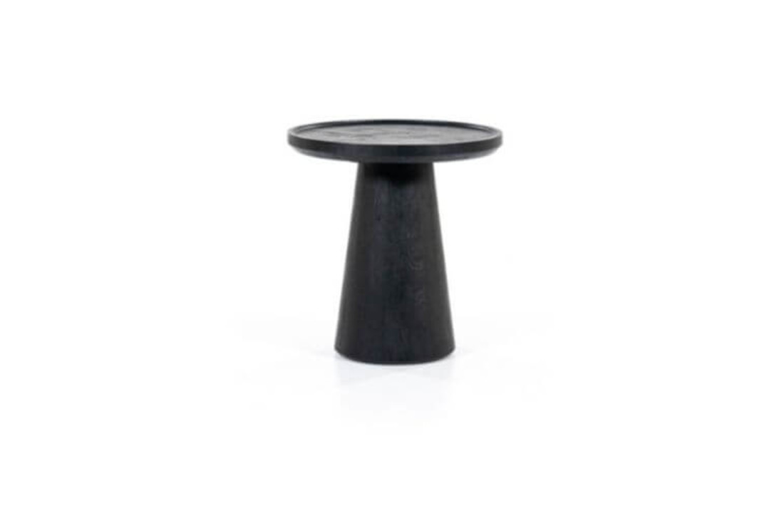 Bijzettafel Ron 46x49 - zwart
