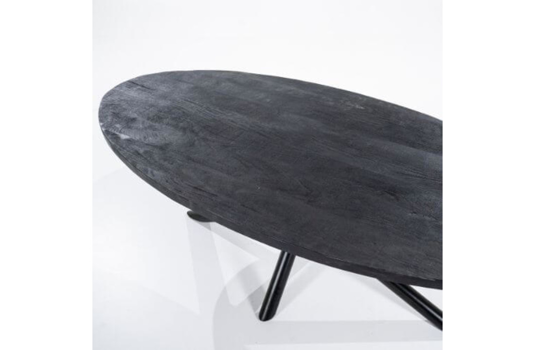 Eettafel Oscar 240x110 - zwart