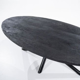 Eettafel Oscar 240x110 - zwart