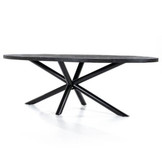 Eettafel Oscar 240x110 - zwart