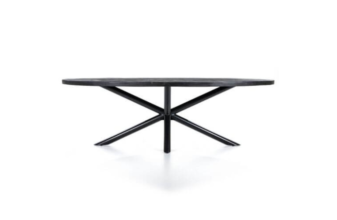 Eettafel Oscar 240x110 - zwart