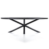Eettafel Oscar 240x110 - zwart