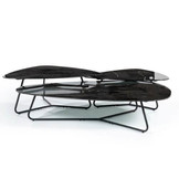 Salontafel Neno 75x85 - zwart