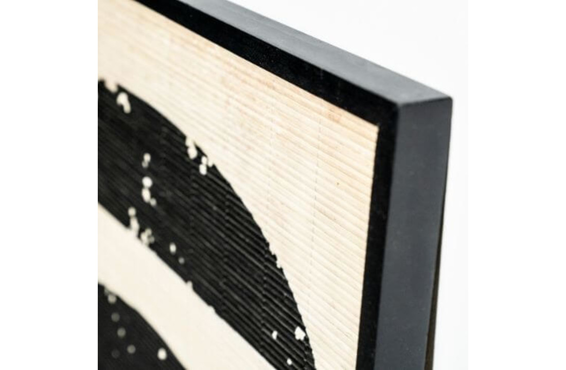 Wandpaneel Kyoto large - black