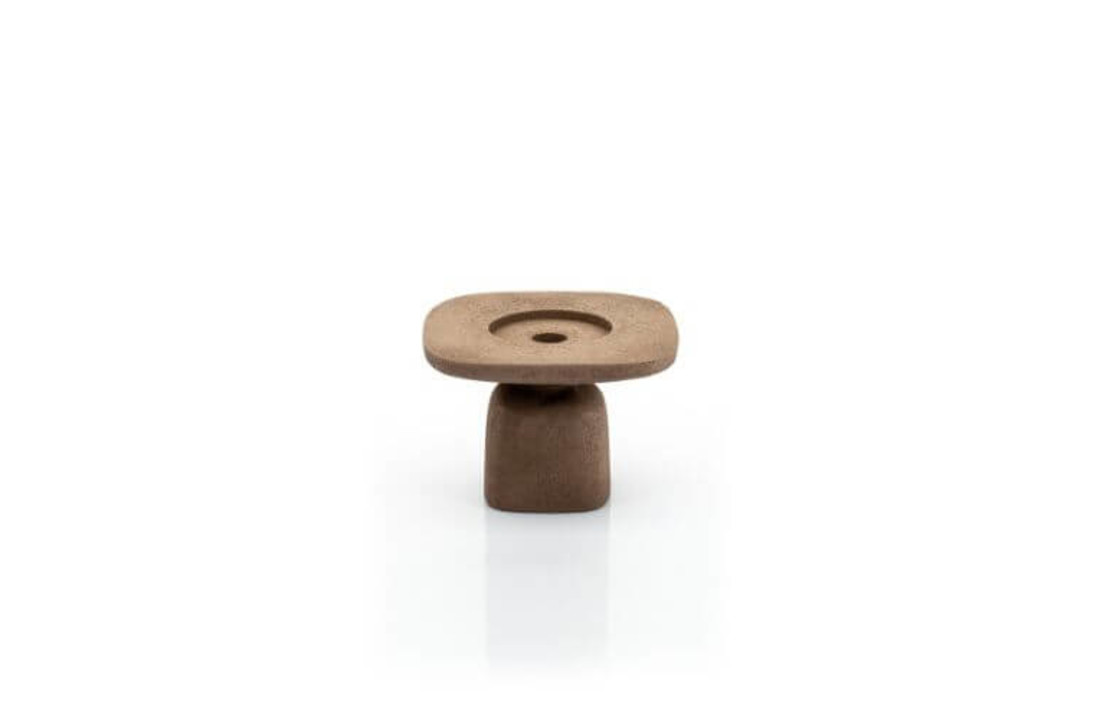 Kaarsenhouder Squand small - brown