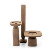 Kaarsenhouder Squand medium - brown