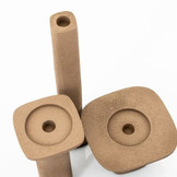 Kaarsenhouder Squand medium - brown