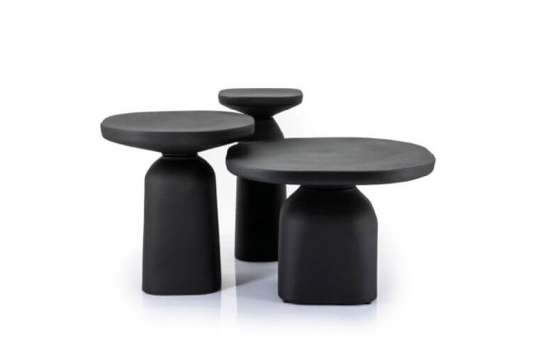 Bijzettafel Squand large - black