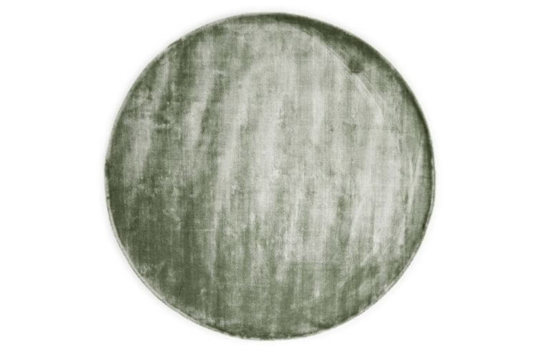 Vloerkleed Muze round - green