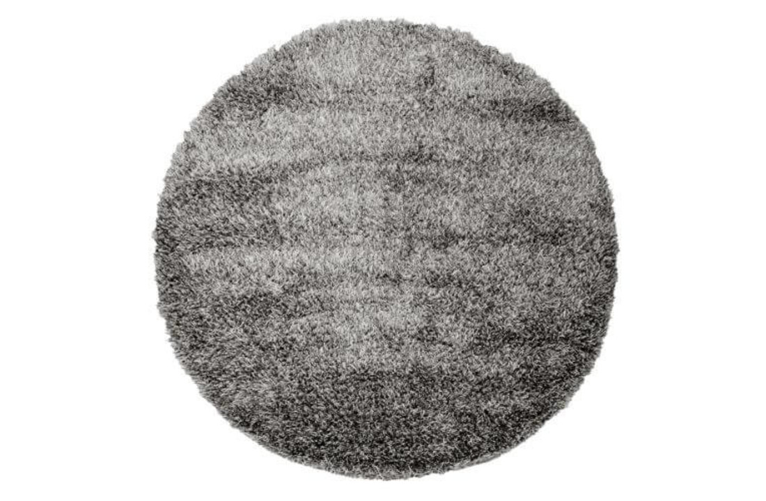 Vloerkleed Dolce round - black