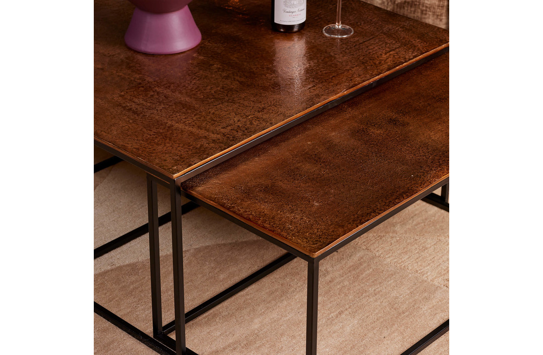 Gouden salontafel set Luxor