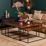 Gouden salontafel set Luxor