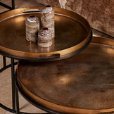 Gouden salontafel set Puck