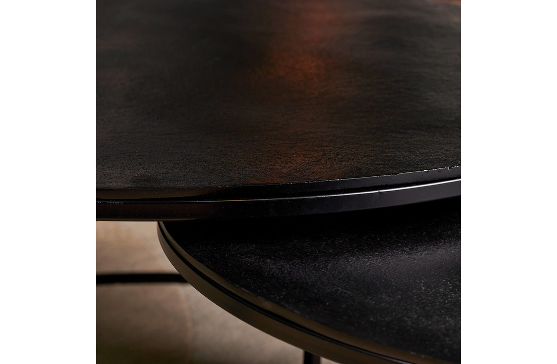 Zwart salontafel set Darryl
