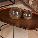 Ovale salontafel Brass